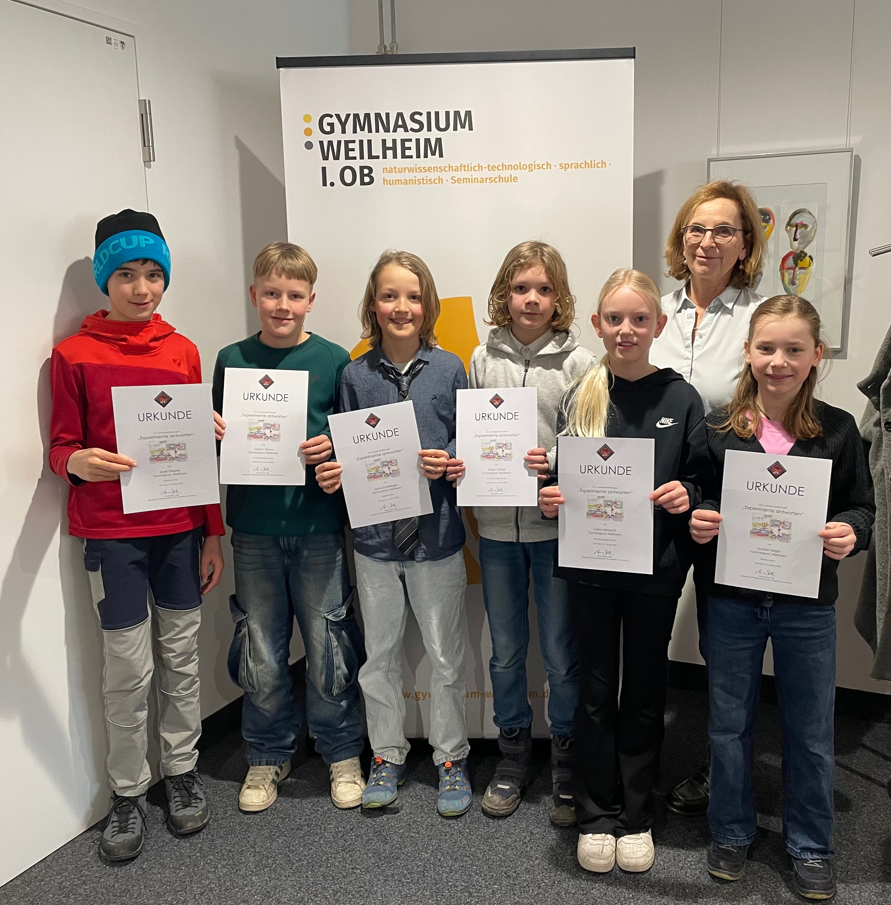 Ein Bild unserer Sch&uuml;lerinnen und Sch&uuml;ler vom Wettbewerb