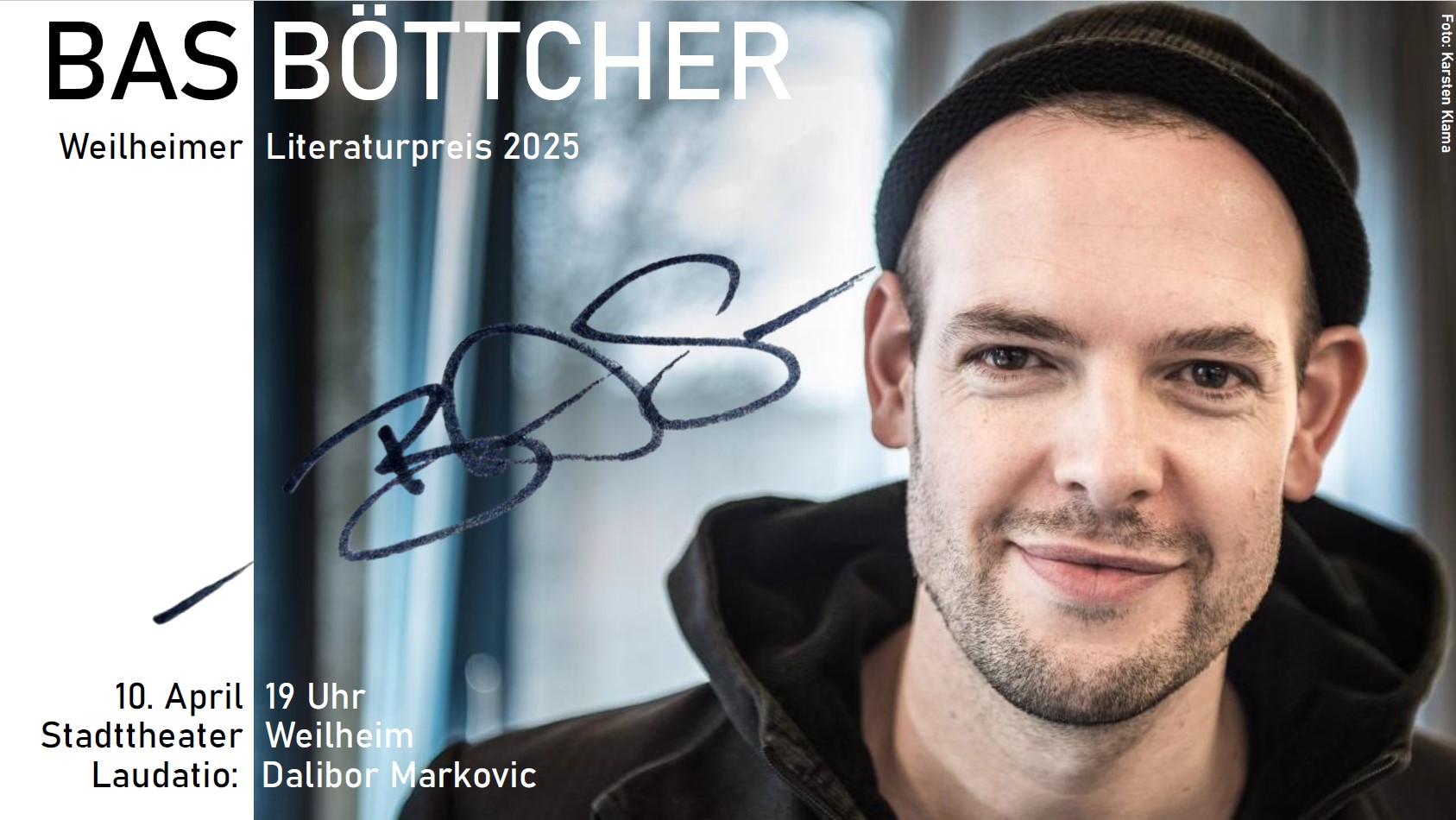 Zu sehen ist Bas Böttcher.